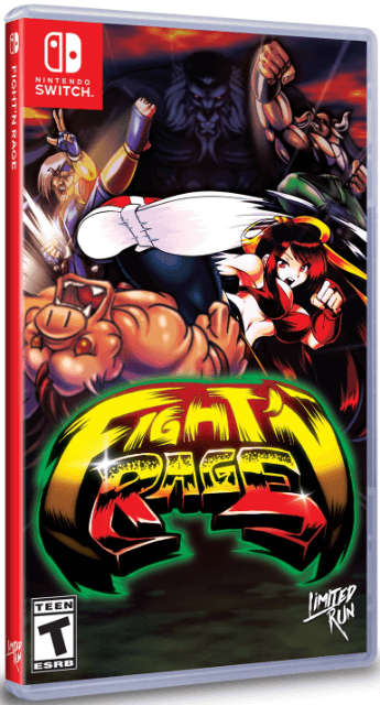 Fight 'n Rage: 5th Anniversary Edition box art for Nintendo Switch